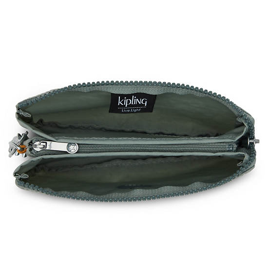 Bolsas Kipling Creativity Large Pouch Verde Oliva | MX 2089GS